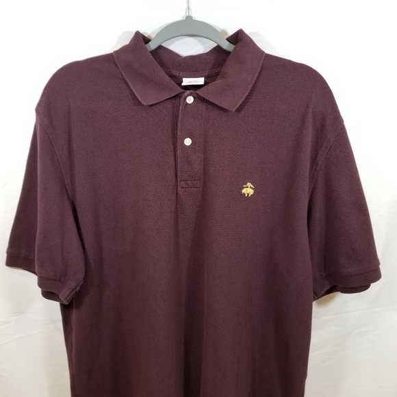 Brooks Brothers Maroon Polo Shirt Golden Fleece L - Picture 7 of 16